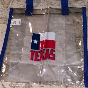 Texas NWT See-Through Plastic Tote